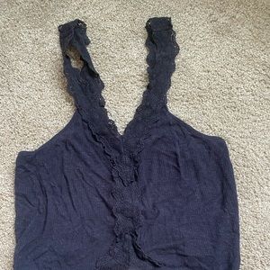 Kimchi Blue Black Lacey Tank top